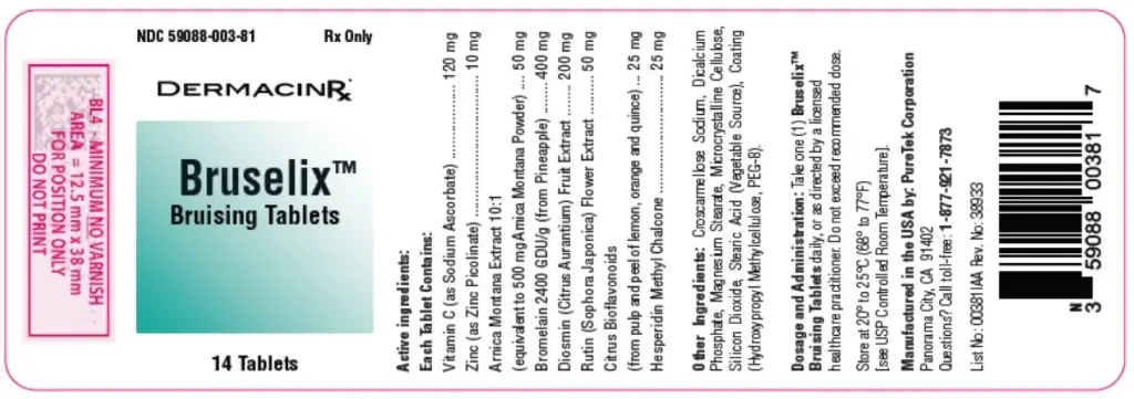 Bruselix Tablets  Bruising Tablets 14 Tablets