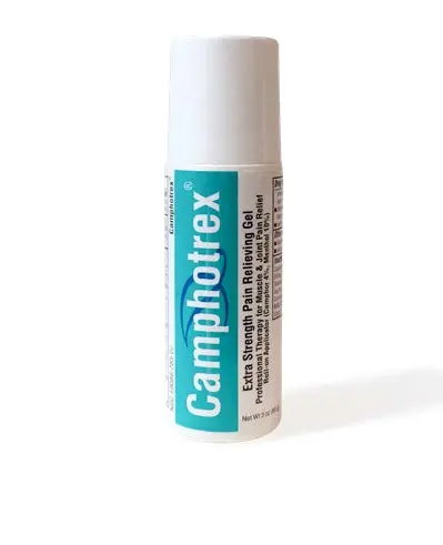 Camphotrex Camphor 4% and Menthol 10% 3oz Roll-on