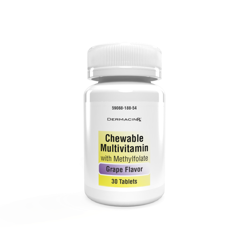 Chewable Multivitamin with Methylfolate 30 Tablets 