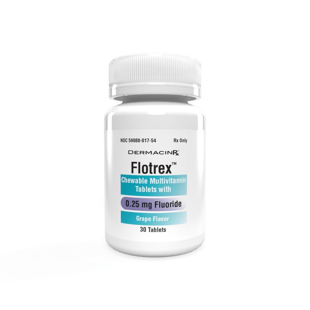 Flotrex Chewable Multivitamin with 0.25mg Fluoride 30 Tablets 