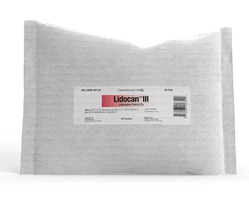 Lidocan lll  Lidocaine 5% Patch  30 Patches