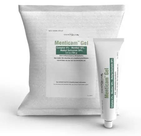 Menticam Gel Camphor 4%, Menthol 10% and Methyl Salicylate 30% 100g Tube