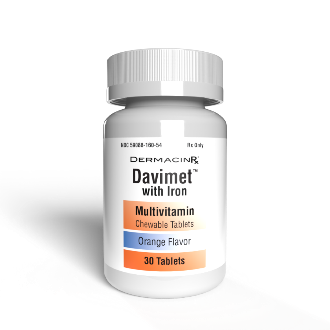 [200126] Davimet with Iron Chewable Multivitamin  30 Tablets 
