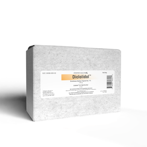 [200133] Diclolido Diclofenac 1% Gel, Lidocaine 5% Roll On Gel 100g and 3oz