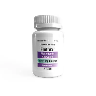 [200140] Flotrex Chewable Multivitamin with 1mg Fluoride 30 Tablets 