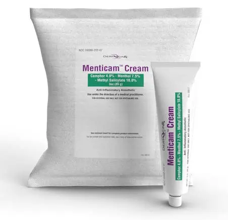 [200179] Menticam Cream  Camphor 4%, Menthol 7.5% and Methyl Salicylate 10% 85g Tube