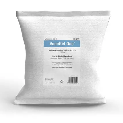 [200219] VennGel One  Diclofenac 1% Gel, Alchohol Prep Pads Kit 
