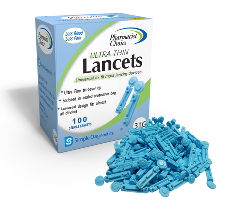 [200274] Pharmacist Choice Twist Top Lancets 31 G 100BX