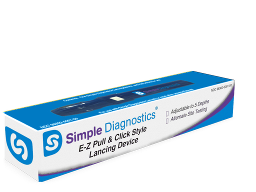 [200277] Simple Diagnostics Lancing Device with 5 Depth Adjustments EA