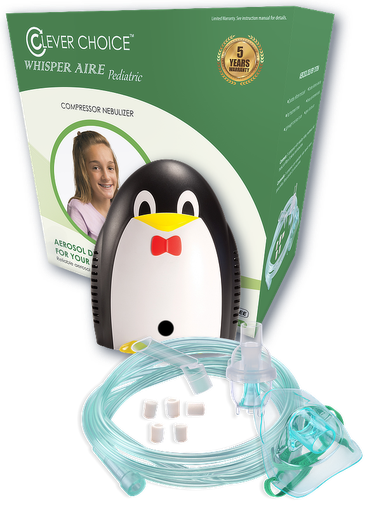 [200288] Clever Choice Whisper Aire Pediatric Compressor Nebulizer