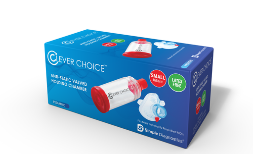 [200295] Clever Choice SELECT Anti-Static Valved Holding Chamber SMALL/INFANT - SELECT