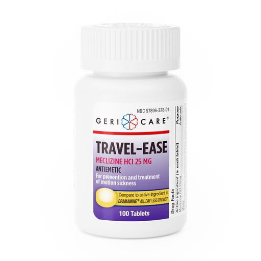 [200429] Meclizine HCl 25mg tablets 100 count