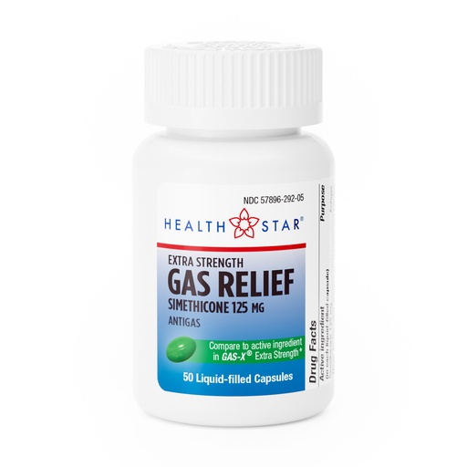 [200432] Simethicone Extra Strength 125mg softgels 50 count