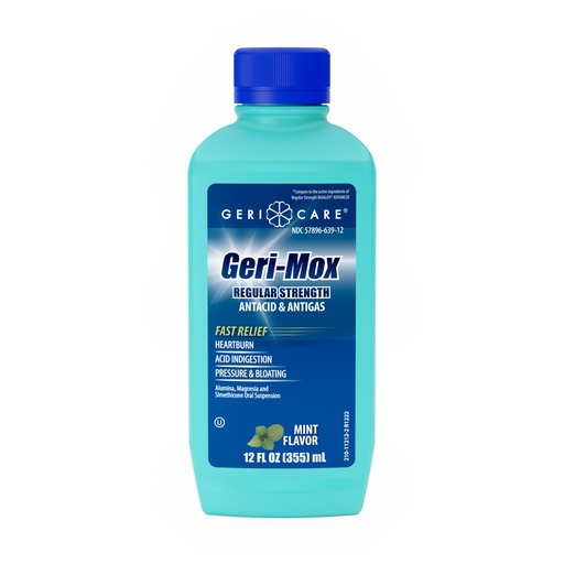 [200436] Geri-Lanta Antacid + Anti-Gas Mint 200mg + 200mg + 20mg liquid 12 fl oz