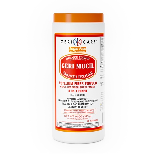 [200453] Psyllium Fiber Laxative Orange Sugar Free 3.4g powder 10 oz