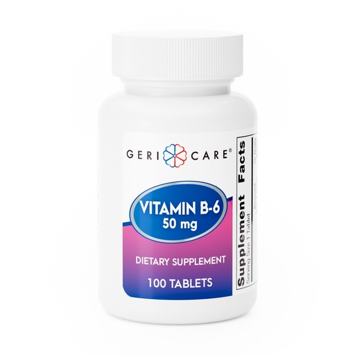 [200474] Vitamin B-6 50mg tablets 100 count