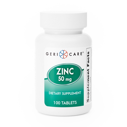 [200507] Zinc 50mg tablets 100 count