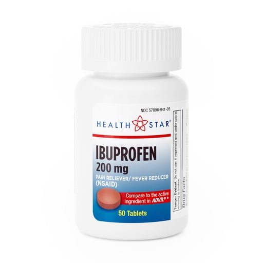 [200550] Ibuprofen 200mg tablets 50 count