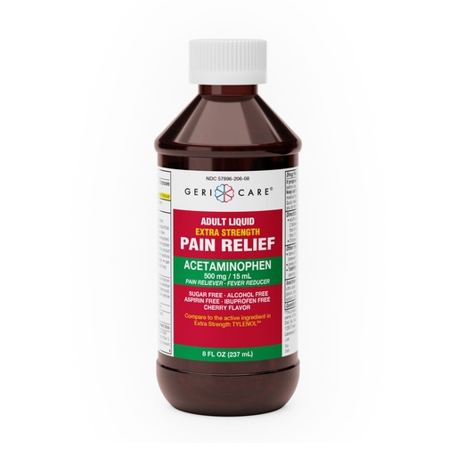 [200562] Acetaminophen Extra Strength 500mg/15mL liquid 8 fl oz