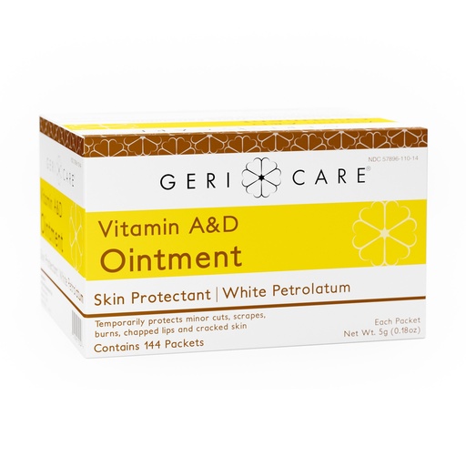 [200580] Vitamin A & D White Petrolatum ointment 144 packets
