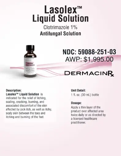 [200590] Lasolex Clotrimazole 1% Liquid Solution  30ML