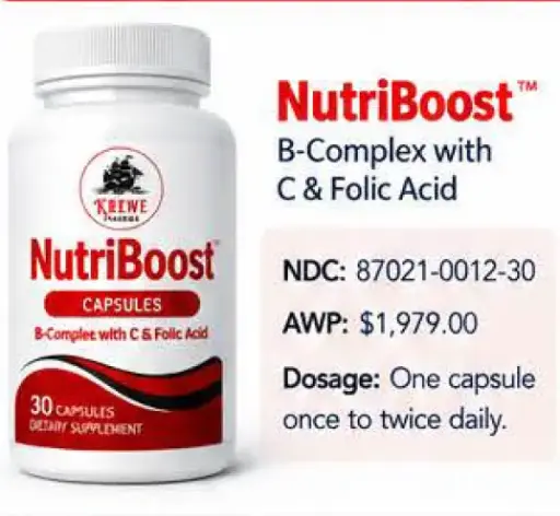 [200609] NutriBoost B-Complex with C & Folic Acid 30CT