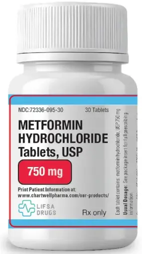[200632] Metformin 750 MG Tablet 30CT