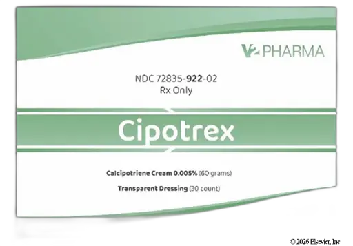 [200641] CIPOTREX Calcipotriene Cream 0.005%, transparent dressing KIT