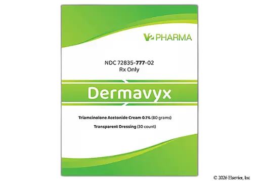 [200642] DERMAVYX Triamcinolone cream 0.1%, transparent dressing KIT