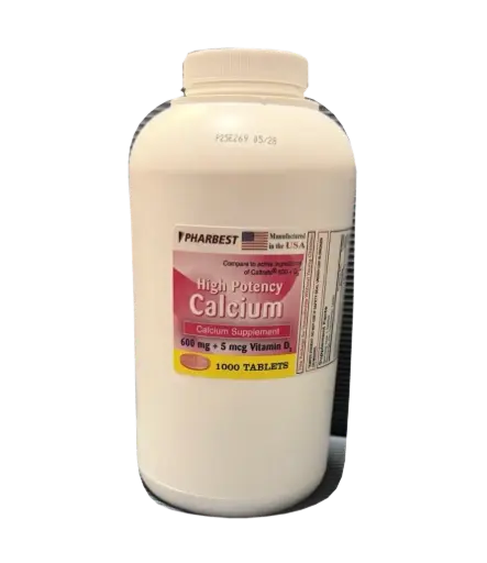 [200665] Calcium 600mg + Vit-D Tab 1000CT