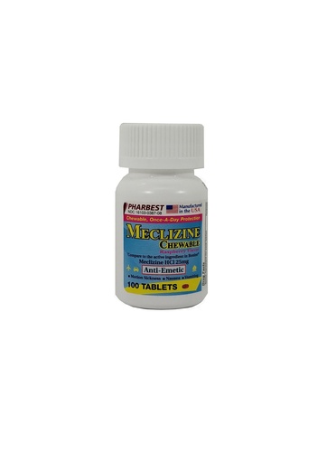 [200683] Meclizine 25mg Tabs 100CT