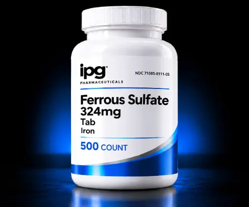 [200707] Ferrous Sulfate 324mg Tab Iron 500CT 