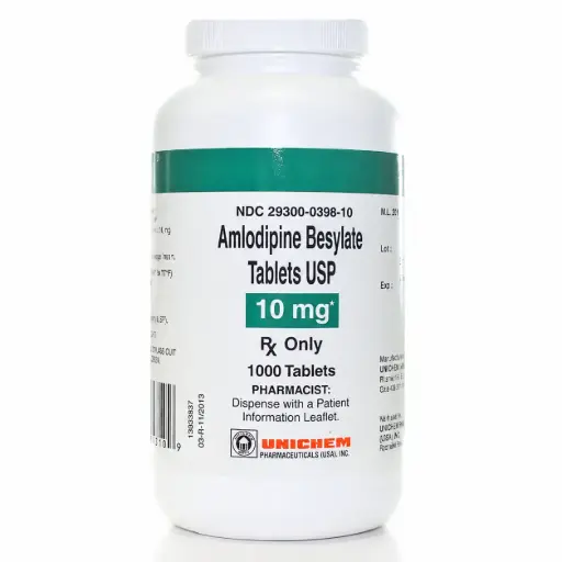 [200764] AMLODIPINE BESYLATE 10 MG TAB 1000