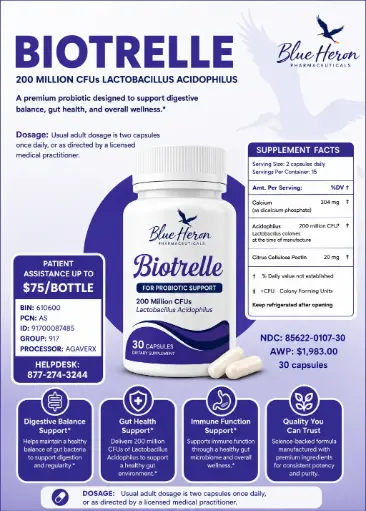 [200769] Biotrelle Probiotic Capsules 30CT
