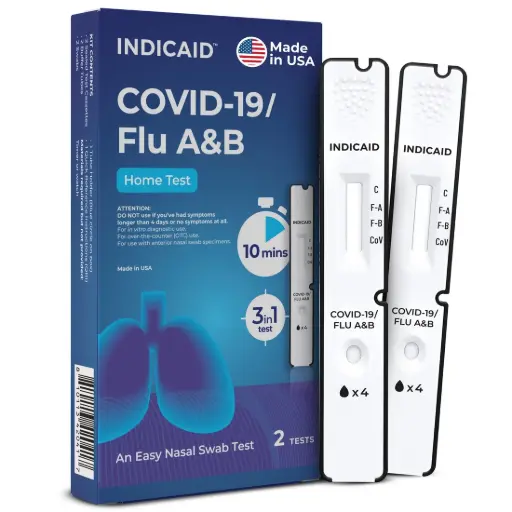 [200108] INDICAID COVID-19/FLU A&B 3:1 OTC - 2 pack