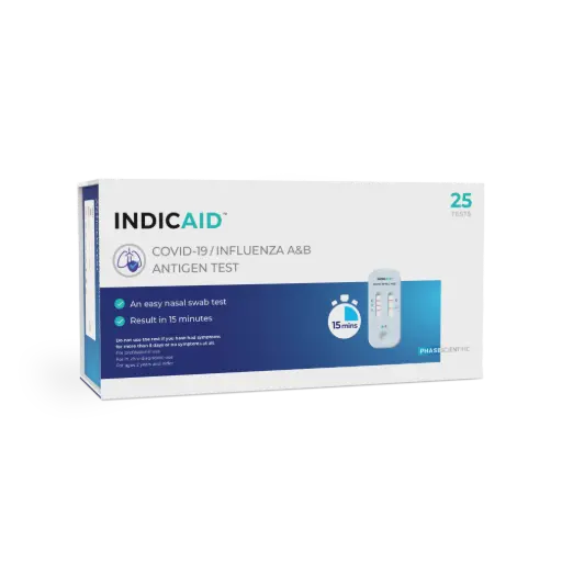 [200109] INDICAID COVID-19/FLU A&B 3:1 POC 25/BX