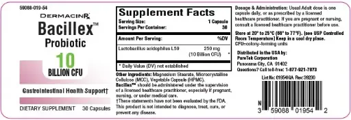 [200110] Bacillex Probiotic 30 Capsules 